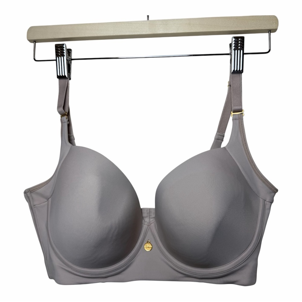 Leonisa Back Smoothing Full Coverage Underwire Bra Beige 36D Style 011970D